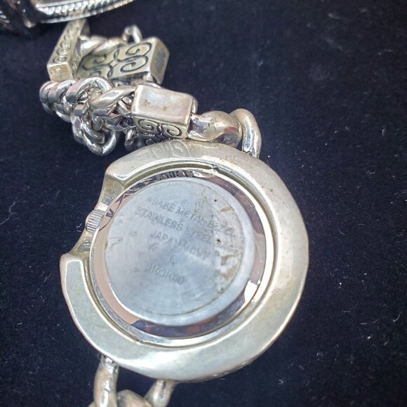 Lot PREMIER DESIGNS Jewelry Costume Fashion Silver Plated White 5 Watches READ main image 10